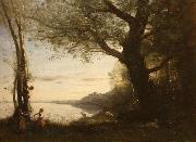 Jean-Baptiste-Camille Corot The Little Bird Nesters oil painting reproduction